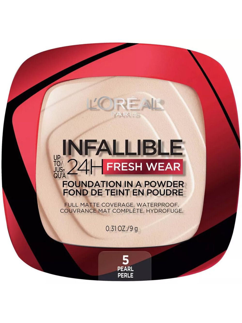 L'Oreal Paris Infallible Up to 24H Fresh Wear Foundation in a Powder - 5 Pearl